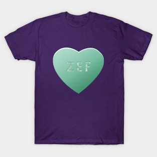 Zef Candy Heart - Mint T-Shirt